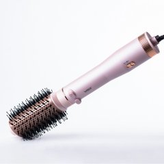Фен щетка стайлер для волос VGR • вращающийся стайлер для волос • стайлер для сушки и укладки волос Розовый HPV494WP фото