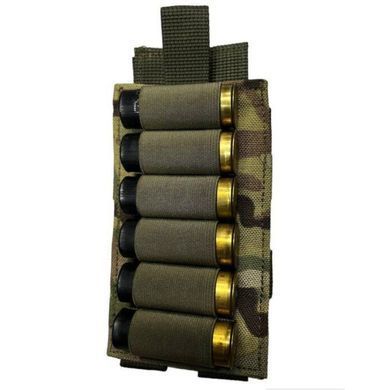 Патронташ на Molle,12 калібру (6 шт.) Cordura 1050(TTX3762) TTX3762 фото