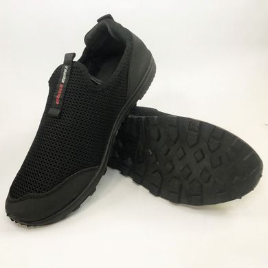 Чоловічі кросівки із сітки 44 розмір. Літні кросівки, кросівки літо чоловічі сітки. Модель 54929. Колір: чорний ws54929-4 фото