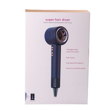 Професійний фен стайлер для волосся Sokany з функцією іонізації 4 насадки Сірий PH769G фото