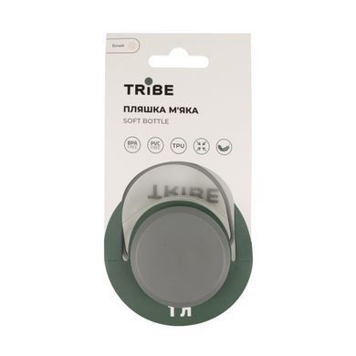 Пляшка Tribe Soft Bottle 1 л TPU м'яка T-FE-0023-crystal-white T-FE-0023-grey фото