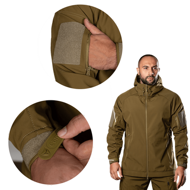 Куртка Stalker SoftShell Койот (7346), M 7346-M фото