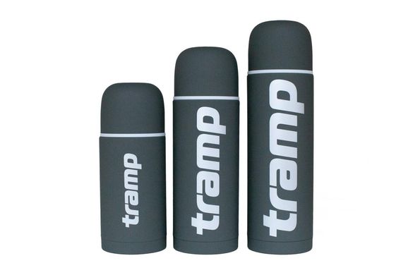 Термос Tramp Soft Touch 1,2 л серый, UTRC-110-grey TRC-110-grey фото