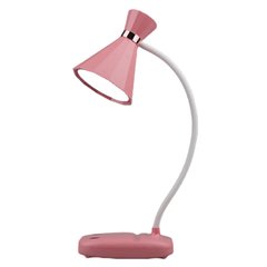 Настільна лампа на акумуляторі 3.2 Вт, світильник настільний Рожевий DM5062P фото