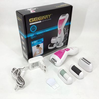 Бездротові епілятори з насадками Gemei GM-7006 4в1, Епілятор бритва для жінок, QO-860 Епілятори жіночі 102155 фото
