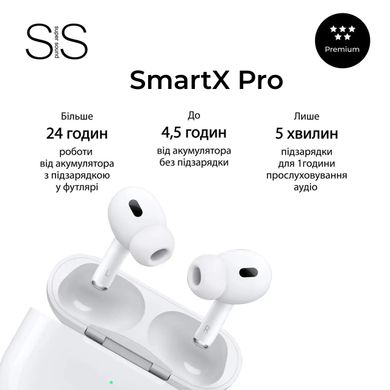 Навушники TWS SmartX Pro Premium bluetooth навушники вакуумні навушники SAPSP фото