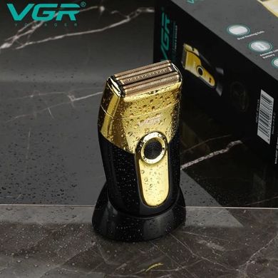 Профессиональная электробритва VGR V-383 Finale Shaver с подставкой ws86217 фото