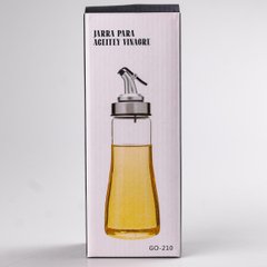 Бутылка для масла и уксуса стеклянная с пробкой-дозатором 320 мл HP531ZMJ27 фото
