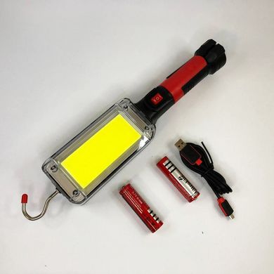 Кемпінговий ліхтар з гаком та магнітом тримачем 7628 ZJ-8859-COB 700Lm та зарядка micro USB ws34821 фото