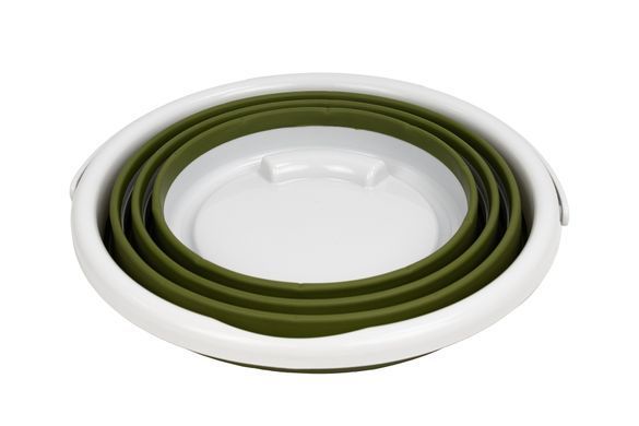Відро Tribe Water Bucket 10 л силіконове T-FJ-0048, olive T-FJ-0048-olive фото
