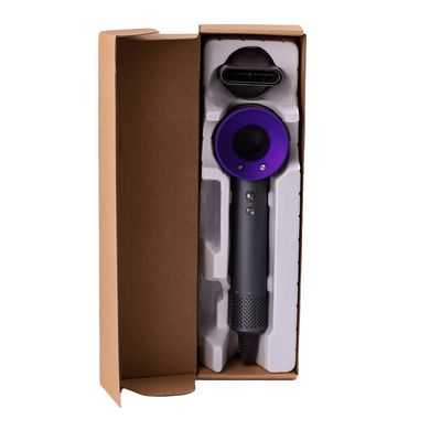 Фен стайлер для волос Supersonic Premium Magic Hair 3 режима скорости 4 температуры Фиолетовый PH771V фото