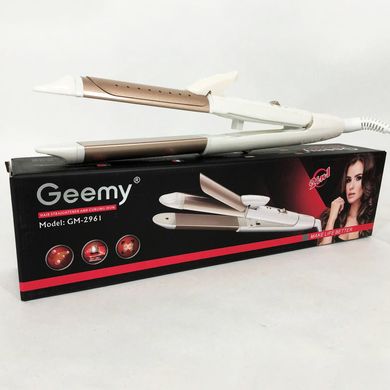 Щипцы утюжок для волос GEMEI GM-2961, стайлер для завивки, прибор для завивки волос, утюжок ws73591 фото