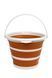 Відро Tribe Water Bucket 10 л силіконове T-FJ-0048, terracota T-FJ-0048-terracota фото 1