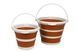 Відро Tribe Water Bucket 10 л силіконове T-FJ-0048, terracota T-FJ-0048-terracota фото 3