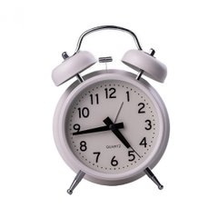 Годинник будильник Clock на батарейці АА настільний годинник з будильником HP219 фото