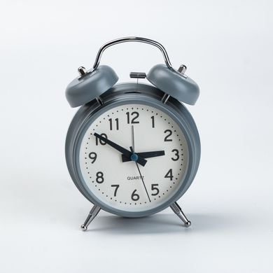 Годинник механічний з будильником настільний годинник класичний будильник круглий HP219 фото