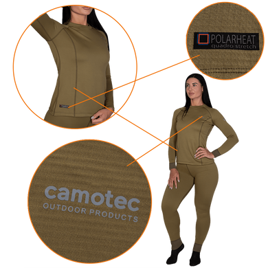 Женское термобелье Pani Polarheat QS Tan (7298), XL 7298-XL фото
