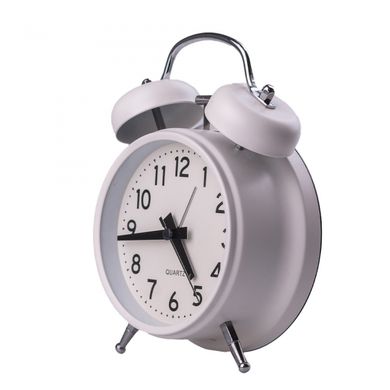Годинник механічний з будильником настільний годинник класичний будильник круглий HP219 фото
