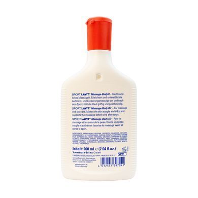 Масло массажное Sport Lavit Bodyoil 200ml 39704100 фото