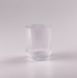 Склянка для напоїв фігурна прозора ребриста з товстого скла набір 6 шт HP7112 фото 3