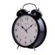 Годинник будильник на батарейці АА настільний годинник з будильником 20,5 см Чорний HP220B фото 4