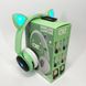 Бездротові навушники ST77 LED з котячими вушками, що світяться. Колір: зелений ws38716-3 фото 1