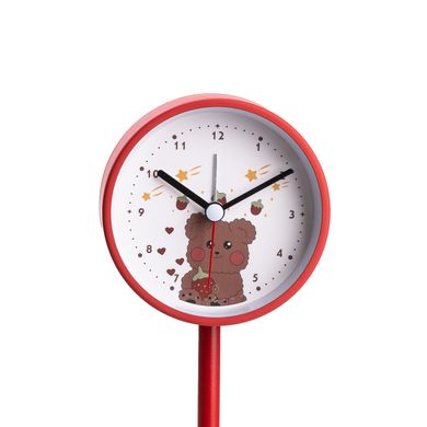 Годинник будильник на батарейках дитячий годинник з будильником маленький настільний годинник HP225R фото