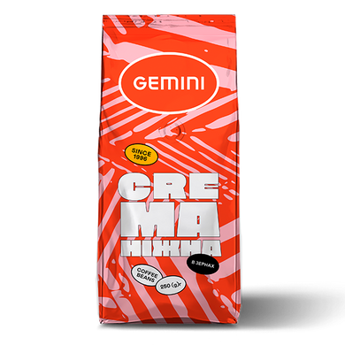 Кава Gemini Crema в зернах 250 г 0014 фото