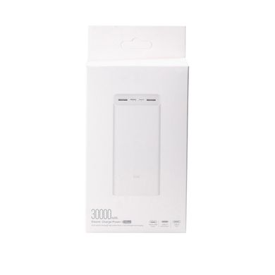 Повербанк Xiaomi Power Bank 3 30000mAh Fast Charging Version White зі швидкою зарядкою UR504 фото
