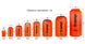 Гермомішок TRAMP PVC Diamond Ripstop 70л UTRA-209, Помаранчевий UTRA-209-orange фото 2