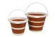 Відро Tribe Water Bucket 5 л силіконове T-FJ-0047, terracota T-FJ-0047-terracota фото 3