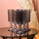 Келихи під шампанське високi келихи рифлені з товстого скла 6 штук Сірий HP7116G фото 1