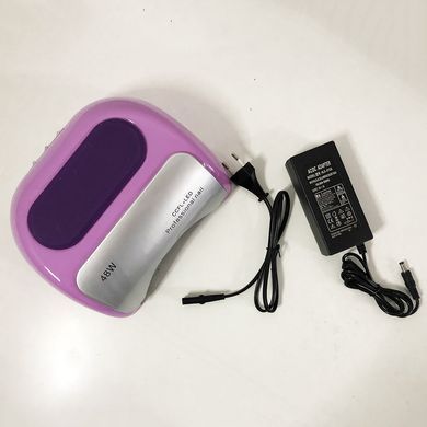 Гібридна лампа для нігтів Beauty Nail CCFL + LED 48W K18. YJ-896 Колір фіолетовий 12537 фото
