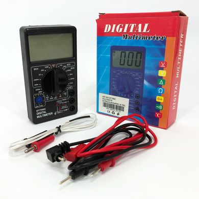 Мультиметр тестер цифровой DT 700C со звуком и термометром, мультиметр для автомобиля, для дома ws43629 фото