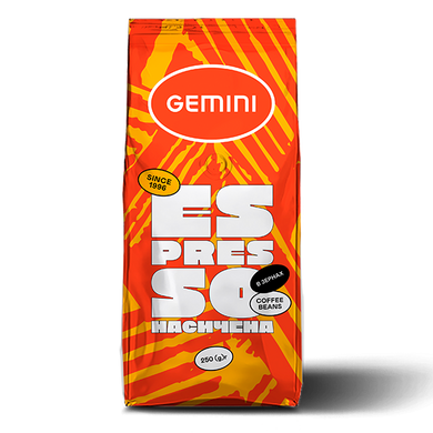 Кава Gemini Espresso в зернах 250 г 0016 фото