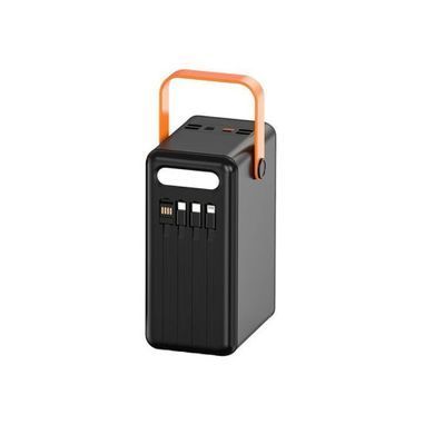 Power Bank Big Box 120000mAh Fast Charge+cable (4USB/Type-C/Micro/Lightning)- чорний (900165) 900165 фото