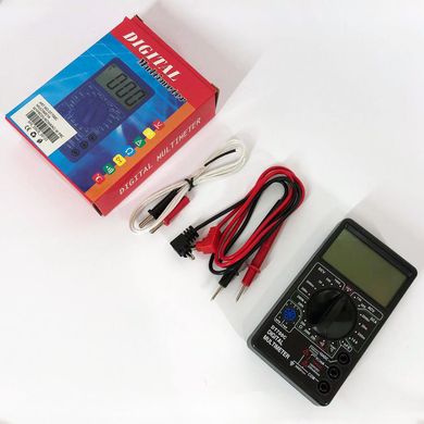 Мультиметр тестер цифровий DT 700C зі звуком та термометром, мультиметр для автомобіля, для дому ws43629 фото