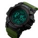 Часы наручные мужские SKMEI 1356AG ARMY GREEN, армейские часы противоударные. Цвет: зеленый ws52675 фото 4