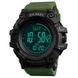 Часы наручные мужские SKMEI 1356AG ARMY GREEN, армейские часы противоударные. Цвет: зеленый ws52675 фото 2