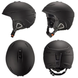Горнолыжный шлем черный Crivit S-M (56-59 см) и L-XL (59-62 см) 322172-200-1-bl фото 4