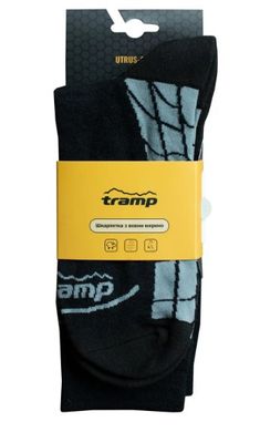 Шкарпетки з вовни мерино Tramp, UTRUS-004-black, 38/40 UTRUS-004-black-38-40 фото