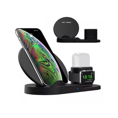 Док-станция зарядная станция Wireless fast charger 3 XO-919 в 1 ws57657 фото