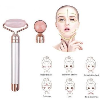 Масажер ролик електричний Facial Roller Massager. QJ-434 Колір: білий 241226 фото