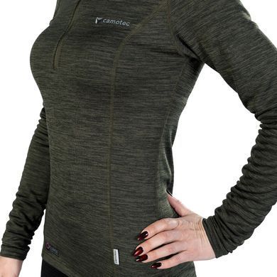 Кофта Pani Hawk Polarheat QS Pro Олива Меланж (9519) 9519(M) фото
