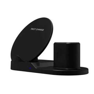 Док-станция зарядная станция Wireless fast charger 3 XO-919 в 1 ws57657 фото