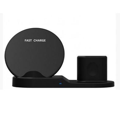 Док-станция зарядная станция Wireless fast charger 3 XO-919 в 1 ws57657 фото