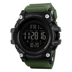 Часы наручные мужские SKMEI 1384AG ARMY GREEN, часы тактические противоударные. Цвет: зеленый ws97736 фото