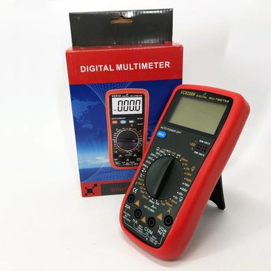 Цифровой Профессиональный мультиметр VC9208N тестер вольтметр + термопара, хороший мультиметр ws14913 фото