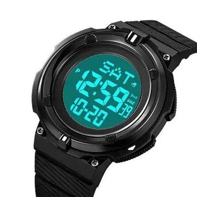 Годинник наручний чоловічий SKMEI 2010BKWT BLACK-WHITE, годинник армійський скмей, годинник спортивний. Колір: чорний ws61115 фото