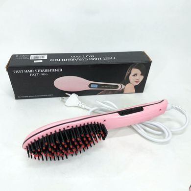 Гребінець випрямляч Fast Hair Straightener, гофре плойка прасок для волосся, праска SY-237 для вирівнювання 3334 фото